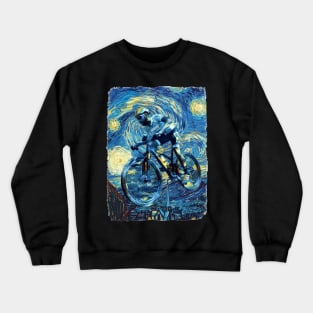 Cycle Van Gogh Style Crewneck Sweatshirt